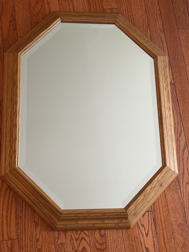 Vintage solid oak octagonal - vintage,